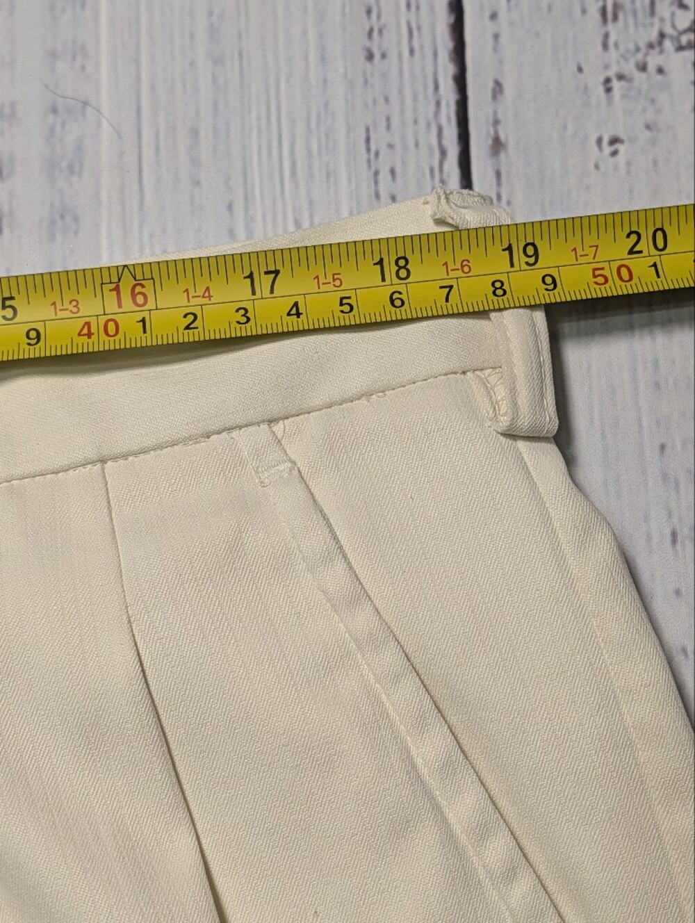 Roundtree & Yorke Caribbean Silk Shorts Cream Size 38 NWT - Picture 11 of 13